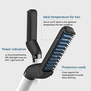 INNOVATIVES BART- UND HAIRSTYLING-GLÄTTEISEN - BARBER TRENDS WORLD