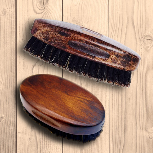 PREMIUM BARTBÜRSTE AUS EDLEM BUCHENHOLZ UND WILDSCHWEINBORSTEN - BARBER TRENDS WORLD