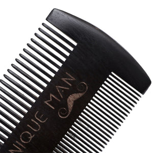 BARTKAMM AUS SCHWARZEM SANDELHOLZ - BARBER TRENDS WORLD