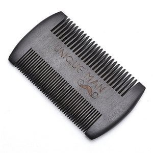 BARTKAMM AUS SCHWARZEM SANDELHOLZ - BARBER TRENDS WORLD