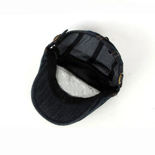 Laden Sie das Bild in den Galerie-Viewer, DENIM FLATCAP IN 4 TRENDIGEN FARBEN - BARBER TRENDS WORLD
