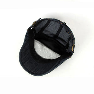 DENIM FLATCAP IN 4 TRENDIGEN FARBEN - BARBER TRENDS WORLD