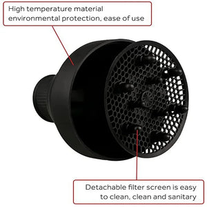 FALTBARER DIFFUSER FÜR HAARTROCKNER STYLE DEFINIERTE LOCKEN! - BARBER TRENDS WORLD