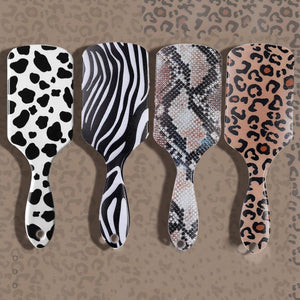 HITZBESTÄNDIGE BÜRSTEN IM ANIMAL PRINT - BARBER TRENDS WORLD