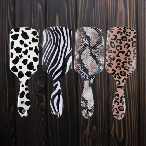 HITZBESTÄNDIGE BÜRSTEN IM ANIMAL PRINT - BARBER TRENDS WORLD