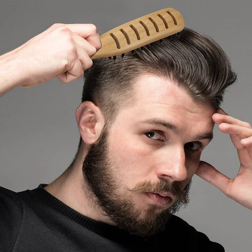 ANTI-HAARBRUCH- UND HAARGLANZBÜRSTE FÜR MÄNNER! - BARBER TRENDS WORLD