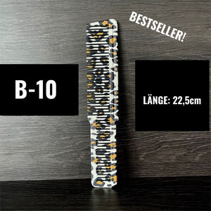 PROFESSIONELLE HAARKÄMME IN LEOPARDEN MUSTER OPTIK - BARBER TRENDS WORLD