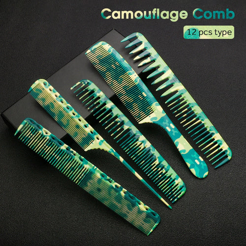 PROFESSIONELLE HAARKÄMME IM CAMOUFLAGE-PRINT - BARBER TRENDS WORLD