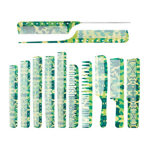 PROFESSIONELLE HAARKÄMME IM CAMOUFLAGE-PRINT - BARBER TRENDS WORLD