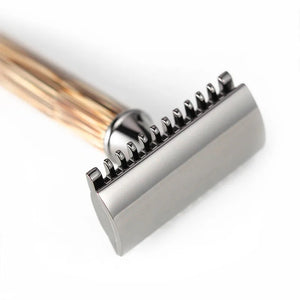 NACHHALTIGER RASIERHOBEL MIT BAMBUSGRIFF - BARBER TRENDS WORLD