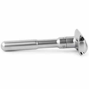 VERSTELLBARER HI-TEC RASIERHOBEL AUS EDELSTAHL - BARBER TRENDS WORLD