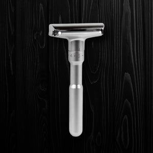 VERSTELLBARER HI-TEC RASIERHOBEL AUS EDELSTAHL - BARBER TRENDS WORLD