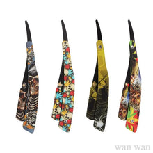 Laden Sie das Bild in den Galerie-Viewer, EDELSTAHL-RASIERMESSER MIT COOLEN PRINTS - BARBER TRENDS WORLD
