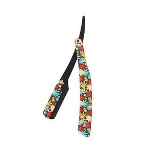 EDELSTAHL-RASIERMESSER MIT COOLEN PRINTS - BARBER TRENDS WORLD