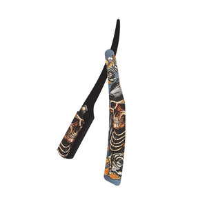 EDELSTAHL-RASIERMESSER MIT COOLEN PRINTS - BARBER TRENDS WORLD