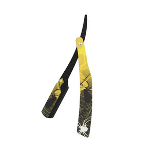 EDELSTAHL-RASIERMESSER MIT COOLEN PRINTS - BARBER TRENDS WORLD