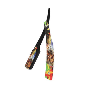 EDELSTAHL-RASIERMESSER MIT COOLEN PRINTS - BARBER TRENDS WORLD