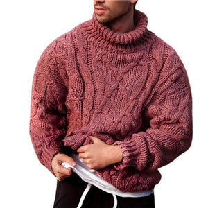 SUPER COZY ROLLKRAGENPULLOVER AUS DICKER SUPER WEICHER WOLLE!* - BARBER TRENDS WORLD