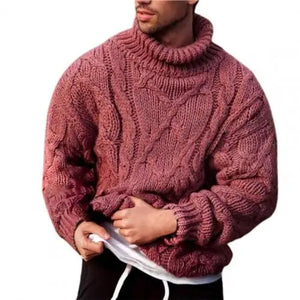 SUPER COZY ROLLKRAGENPULLOVER AUS DICKER SUPER WEICHER WOLLE!* - BARBER TRENDS WORLD