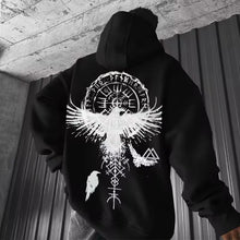 Laden Sie das Bild in den Galerie-Viewer, STYLISCHE HOODIES MIT VIKINGER PRINT - BARBER TRENDS WORLD
