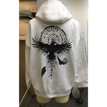 Laden Sie das Bild in den Galerie-Viewer, STYLISCHE HOODIES MIT VIKINGER PRINT - BARBER TRENDS WORLD
