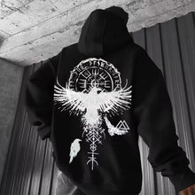 Laden Sie das Bild in den Galerie-Viewer, STYLISCHE HOODIES MIT VIKINGER PRINT - BARBER TRENDS WORLD

