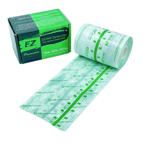 WASSERABWEISENDE + ATMUNGSAKTIVE PREMIUM DERM DEFENDER TATTOO-FOLIE VON EZ - BARBER TRENDS WORLD