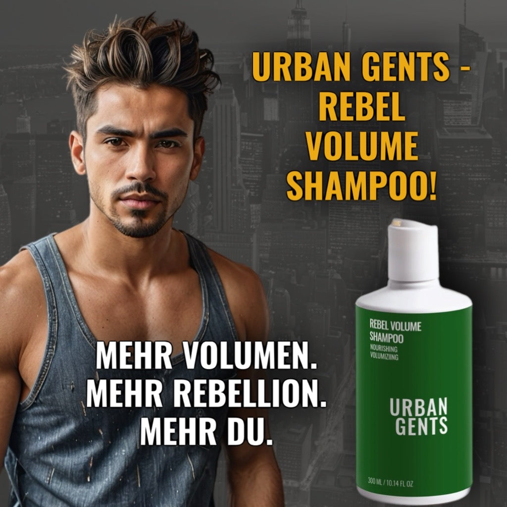 URBAN GENTS - REBEL VOLUME SHAMPOO - BARBER TRENDS WORLD