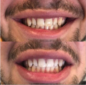 V34 WEIßENDE ZAHNCREME MIT ULTRA-VIOLETT PIGMENT-TECHNOLOGIE - BARBER TRENDS WORLD